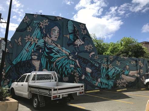 This street art mural by Ox King is also part of the Perfect Match program run by Inner West Council.