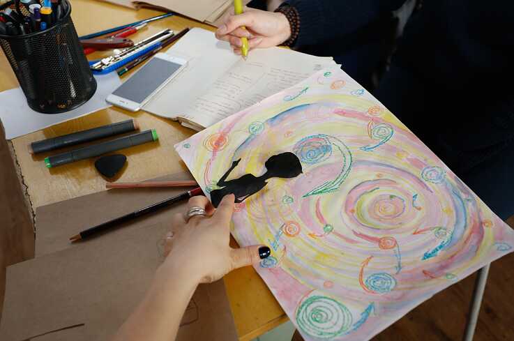 Illustrationsworkshop mit Studierenden
