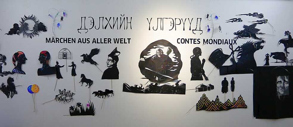 Schattentheater des Workshops