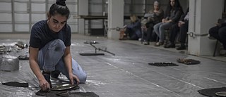 Performance "Math Book" from Hiba Alansari. 