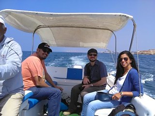 Miniurlaub auf dem Wasser