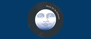 Logo der Nuit de la lecture, das einen Mond darstellt