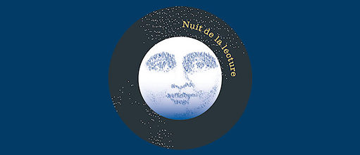 Logo der Nuit de la lecture, das einen Mond darstellt