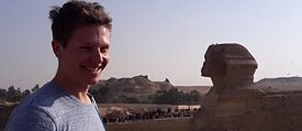 Foto vor der Sphinx