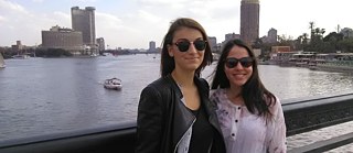 Meine Mitbewohnerin Franziska (links) und Andrea (rechts)