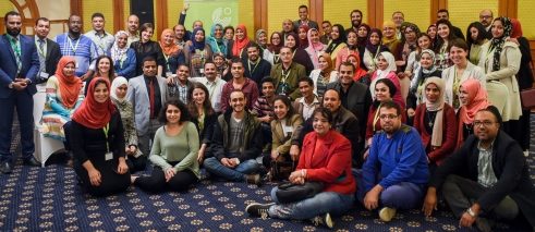 Über 60 Teilnehmer und Teilnehmerinnen versammelten sich bei dem Vernetzungstreffen in Luxor.