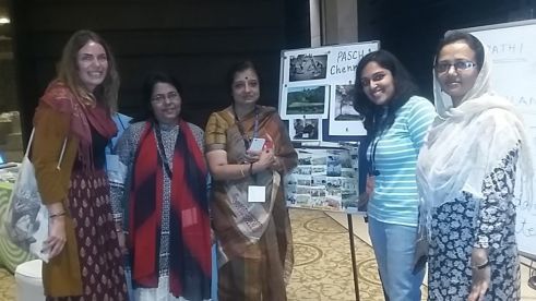 Foto von mir und einem Teil der PASCH-Lehrerinnen der Konferenz