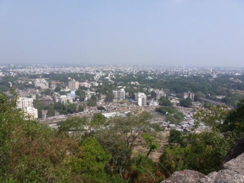 Ausblick vom Parvati Hill in Pune