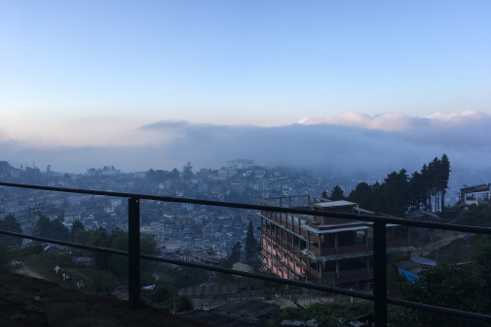 Abendstimmung in der Hauptstadt Kohima