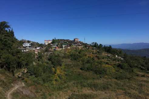 Ein Dorf im Kohima district
