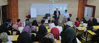 هارتموت کوڤیل، بەڕێوەبەری پەیمانگەی فێلسبێرگ گفتوگۆ لەبارەی کۆچکردن بەرەو ئەوروپا و ئەلمانیا دەکات 