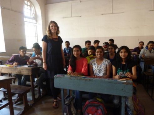 Gruppenbild mit meinen SchülerInnen