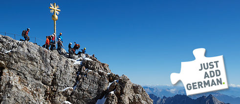 <strong>Feeling adventurous? Just Add German:</strong> Dreaming of going abroad or taking on a new language puzzle are great reasons to learn German. Sometimes you want to take a class because it actually sounds fun—and German classes fit the bill! You’ll learn about the wide variety of German holidays and festivities, all while taking an important step towards study or travel abroad.