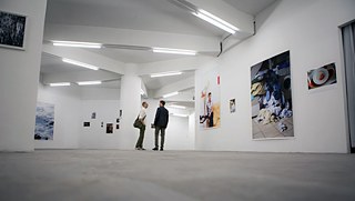 In the centre of the symmetrical room, visitors can enter a video installation in which Tillmans shows a total solar eclipse.