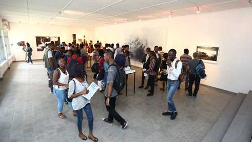 Tillmans selected the works shown at the academy as possible starting points for the students.
