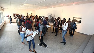 Tillmans selected the works shown at the academy as possible starting points for the students.