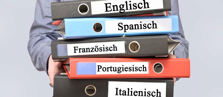 Andere Fremdsprachenkenntnisse unterstützen das Deutschlernen. 