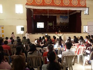 Weihnachtsfeier in Indien