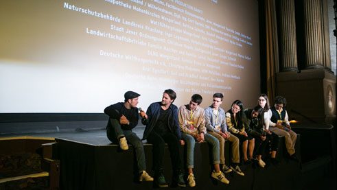 „Simpel“ gewann den ersten Preis von „Youth 4 German Cinema“. Der Regisseur Markus Goller und Hauptdarsteller Frederick Lau im Gespräch mit der Jugendjury
