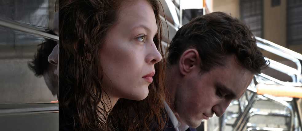 Paula Beer and Franz Rogowski in Christian Petzold's "Transit".