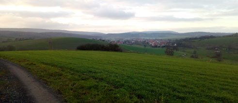 Landschaft in der Nähe von Landholfshausen  