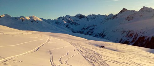 Skifahren in der Schweiz  