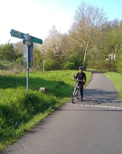 Cycling across the border