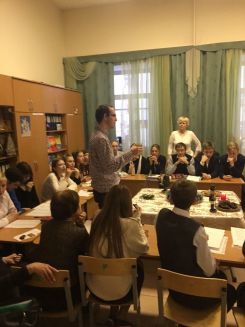 Vortrag bei der Weihnachtsfeier