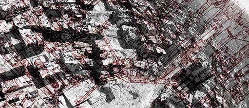 Inmitten der Zerstörung