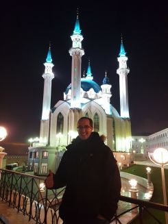 Die Kul-Sharif-Moschee auf dem Kremlgelände von Kasan