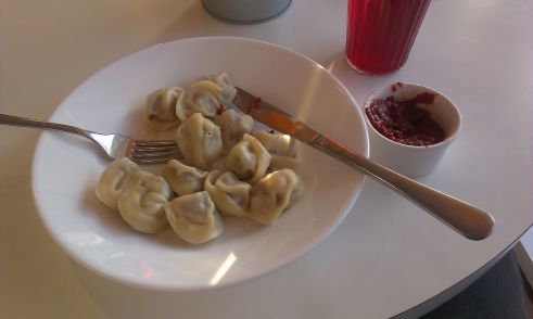 Wo ist der glückliche Pelmeni