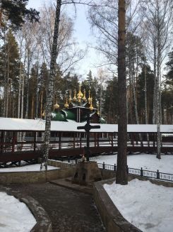 Die Klosteranlage Ganina Jama bei Jekaterinburg