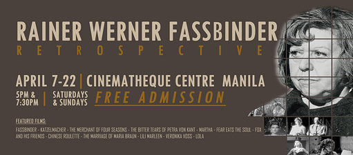Rainer Werner Fassbinder Retrospective Manila Web Event