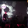 Opposite Sex performing live, with visuals by Erica Sklenars