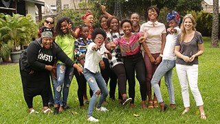 Die Teilnehmerinnen des ersten Workshops der Reihe, geleitet von Virginie Dupray