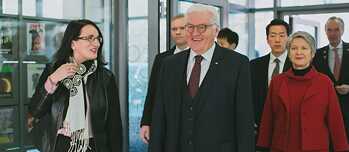Aus Anlass des 50-jährigen Jubiläums des Goethe-Instituts in Korea besuchte Bundespräsident Steinmeier am 8. Februar das Goethe-Institut in Seoul.