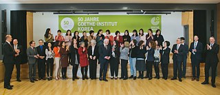 Aus Anlass des 50-jährigen Jubiläums des Goethe-Instituts in Korea besuchte Bundespräsident Steinmeier am 8. Februar das Goethe-Institut in Seoul.