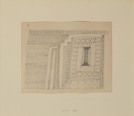 Paul Klee. Kelim, 1927. Tusche auf geripptem Papier