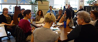 Art+Feminism Wikipedia Edit-a-thon in Montreal im Jahre 2016