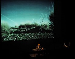 Hanno Leichtmann performing “Christoph Schlingensief´s African Twintowers (Re)Played” at the 2016 CTM Festival for Adventurous Music and Art  