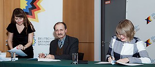 Aufnahme neuer Schule in Dnipro  © Foto: Anna Putylina © Goethe-Institut Ukraine Aufnahme neuer Schule in Dnipro 