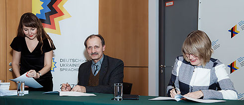 Aufnahme neuer Schule in Dnipro 