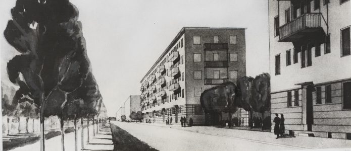 Perspective of Orsk, Konrad Püschel, 1935 | Foto: gta Archiv, Zürich