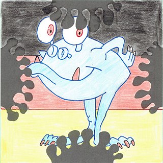 Ein lustiges Monster in Deutschland