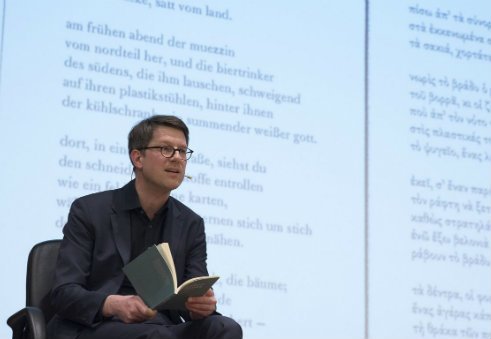 Jan Wagner im Goethe-Institut Athen