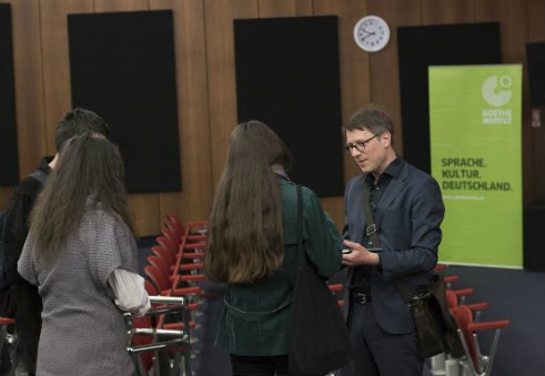 Jan Wagner im Goethe-Institut Athen