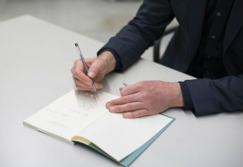 Jan Wagner im Goethe-Institut Athen