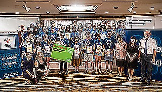 …and the group of level A2 with the winners.