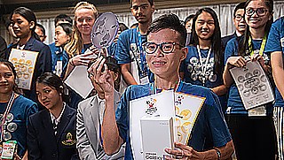 Nguyễn Tất Hoàng Long from Ho-Chi-Minh-City can barely believe that he has won the second prize.