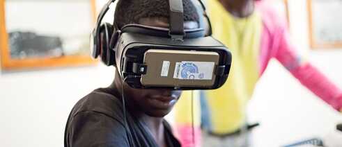 The exhibition "Kinshasa 2050" also showed digital works.